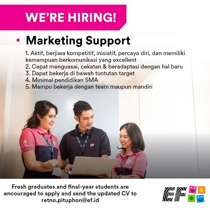 marketing support - ef english first